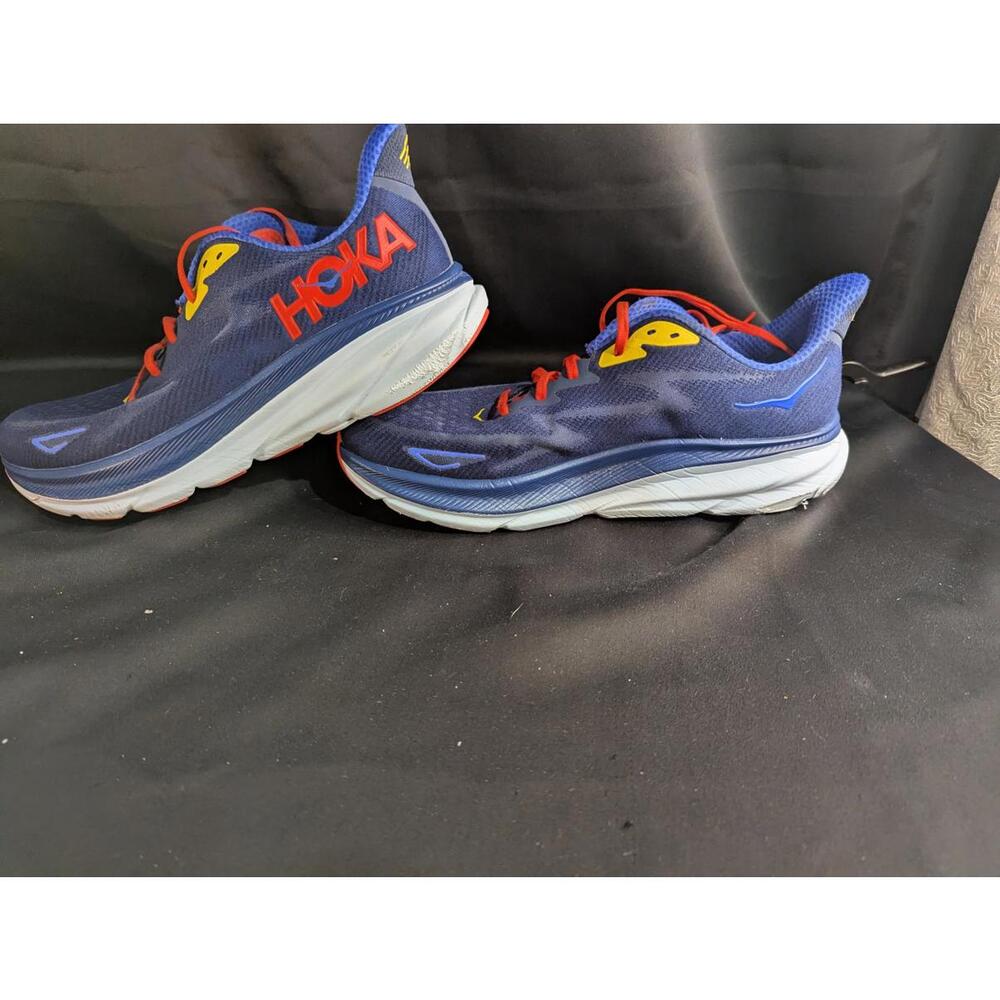 HOKA Clifton 9 Runner "Bellwether Blue" Size 13 Used VGC 1132210 Cushioned - Picture 7 of 15
